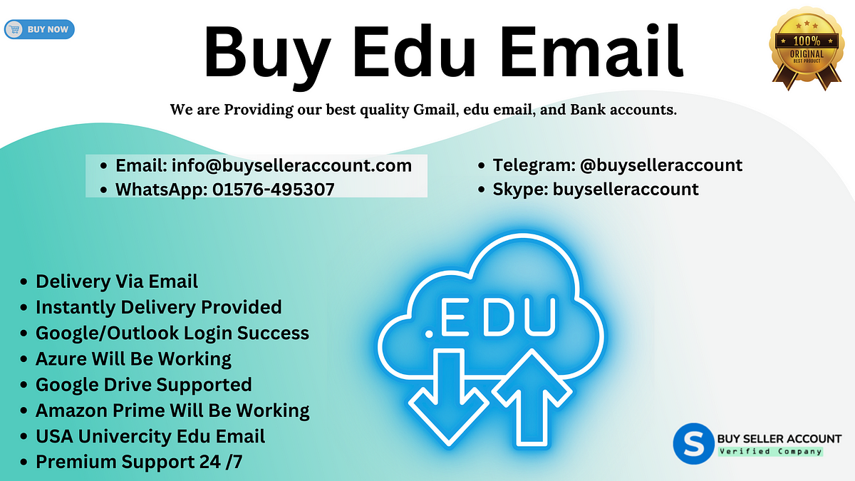 Top 5 Websites to Buy Edu Email Accounts — 100% Genuine, Unique, Stable, and Customized | by Tilleryisaias | Aug, 2024 | Medium