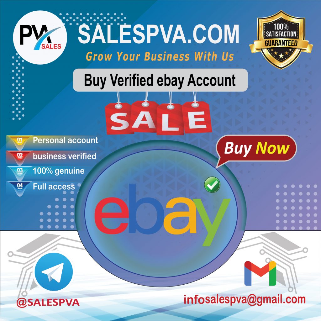 Buy Verified eBay Account - seller & buyer Account
