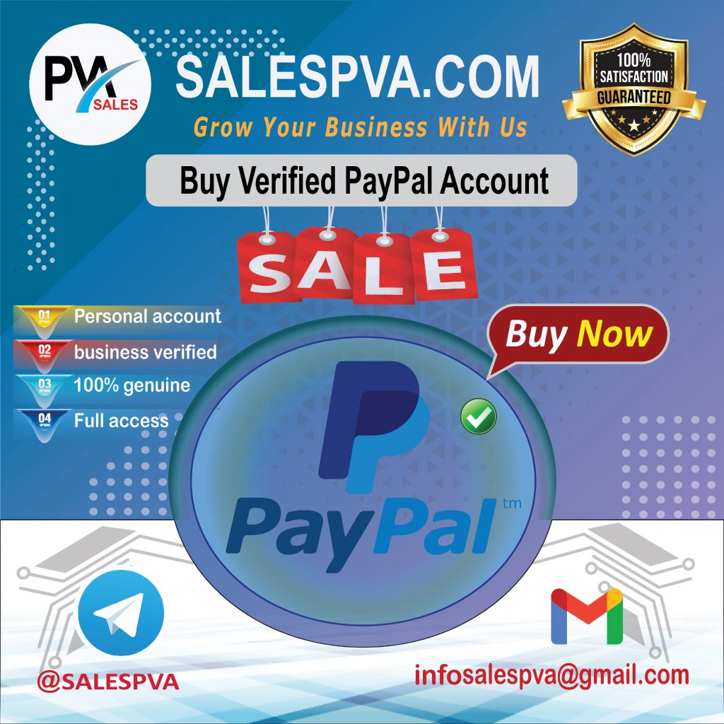 Buy Verified PayPal Account - ssn, email & number verified