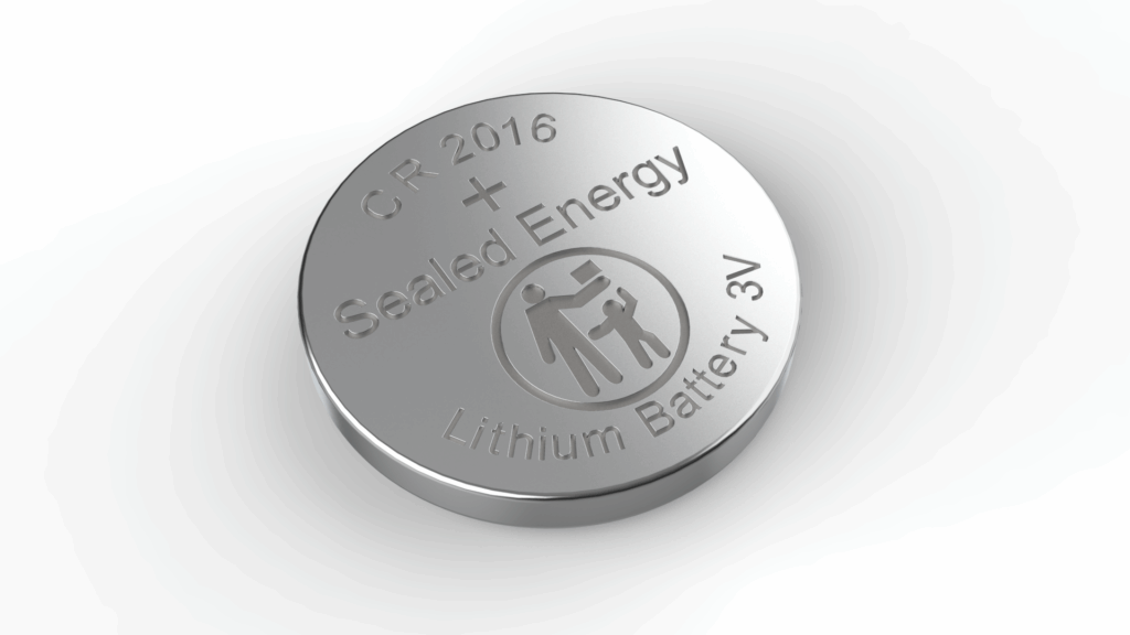 Buy CR2016 Lithium Coin Cell Battery - 3V Lithium Button Cell