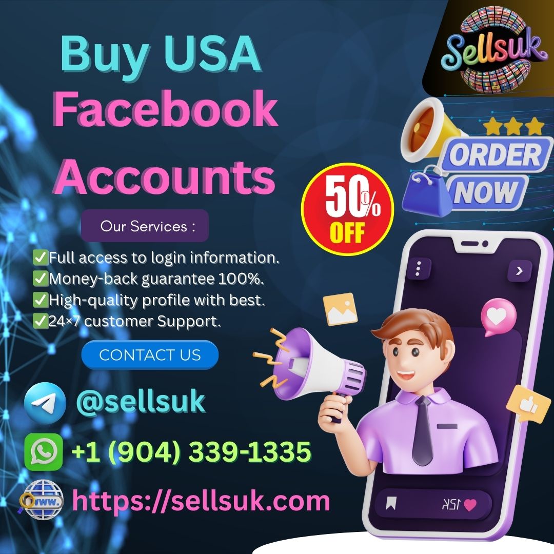 Buy USA Facebook Accounts - Top 100% Safe & Secured