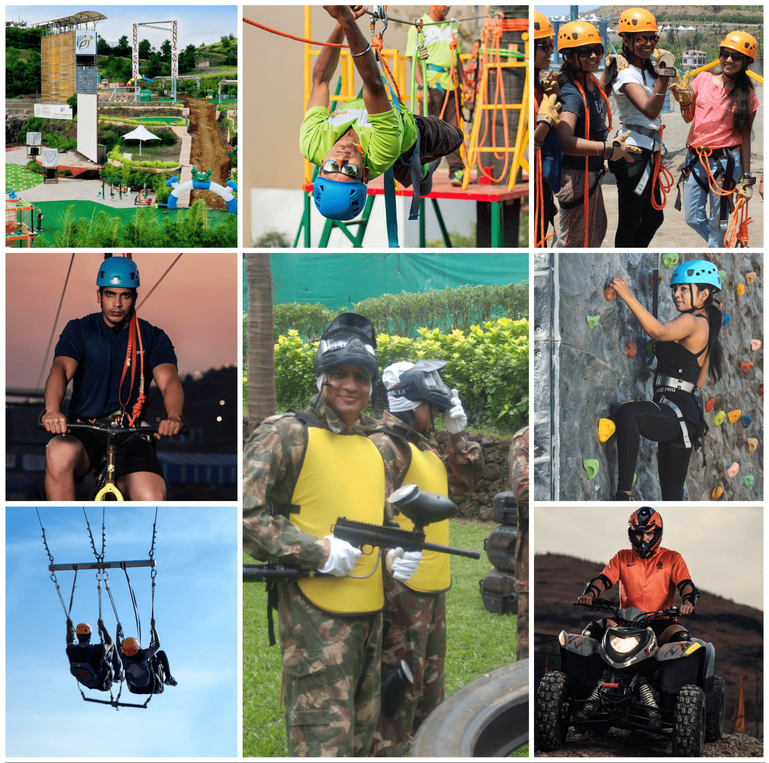 Best Adventure Park in Pune | 100+ Adventure Activities - Sunnys World