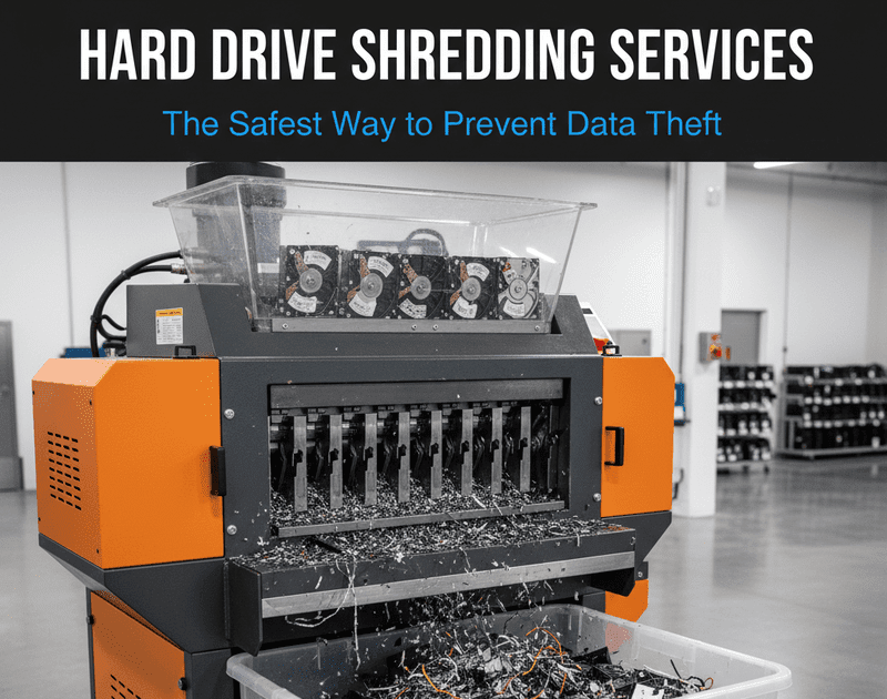 Why Hard Drive Shredding Services Are Essential for GDPR Compliance
