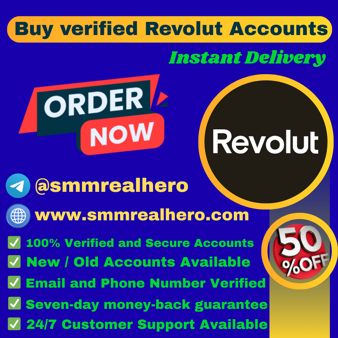 Buy Verified Revolut Accounts | Fast and Safe Setup