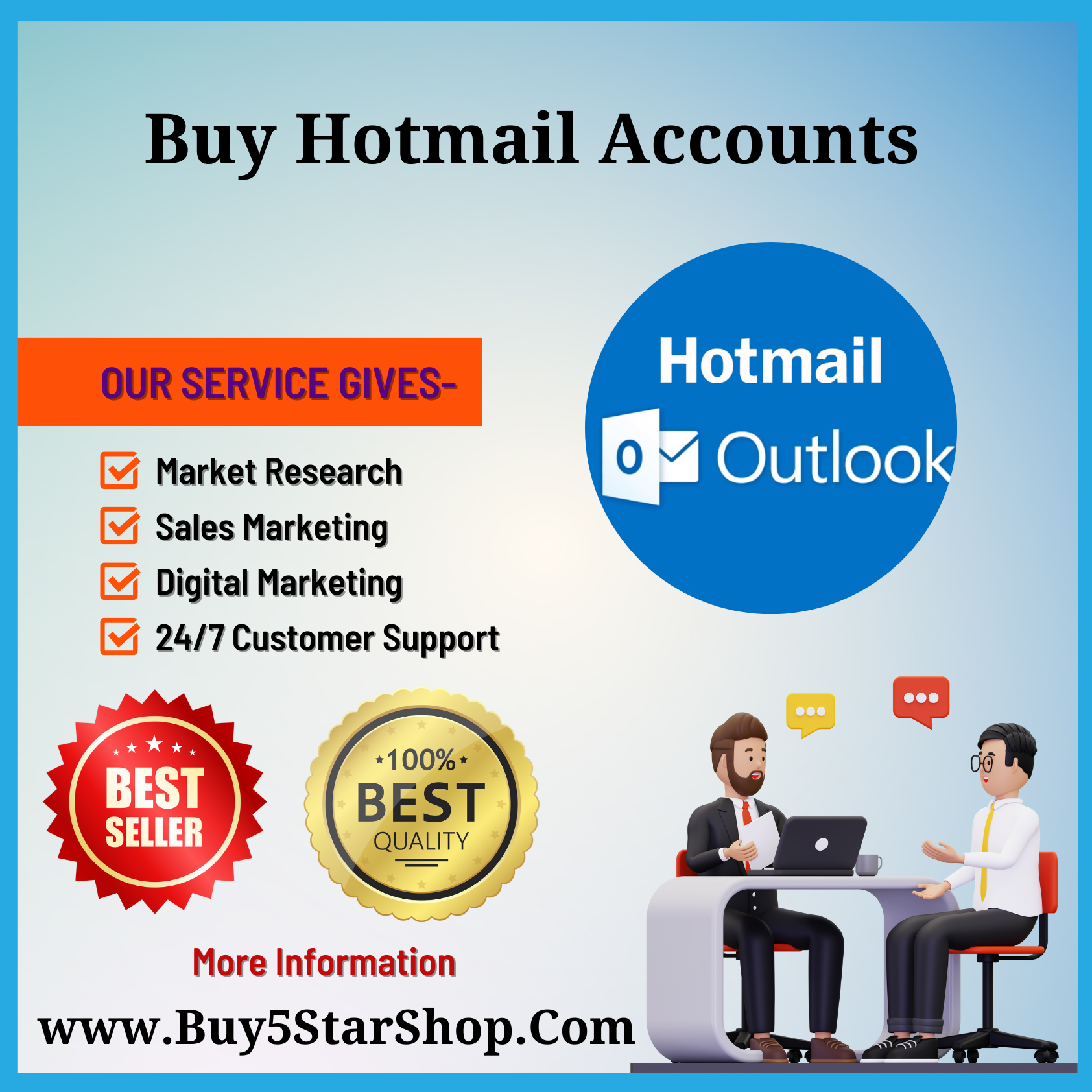Buy Hotmail Accounts - PVA, Verified | Instant