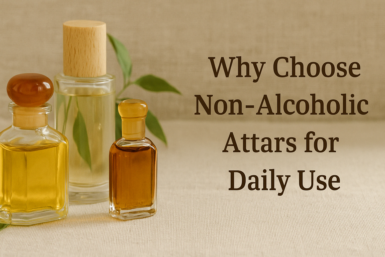 Why Choose Non-Alcoholic Attars for Daily Use
