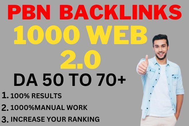 Generate 500 Dofollow Backlinks to Your Web 2.0 PBN Homepage for SEO for $10, freelancer Amelia Huffer (seo-smm-promo) – Kwork