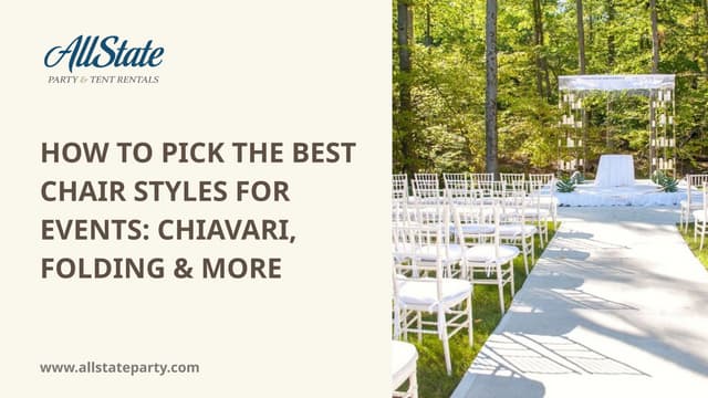 How to Pick the Best Chair Styles for Events: Chiavari, Folding & More | PPTX