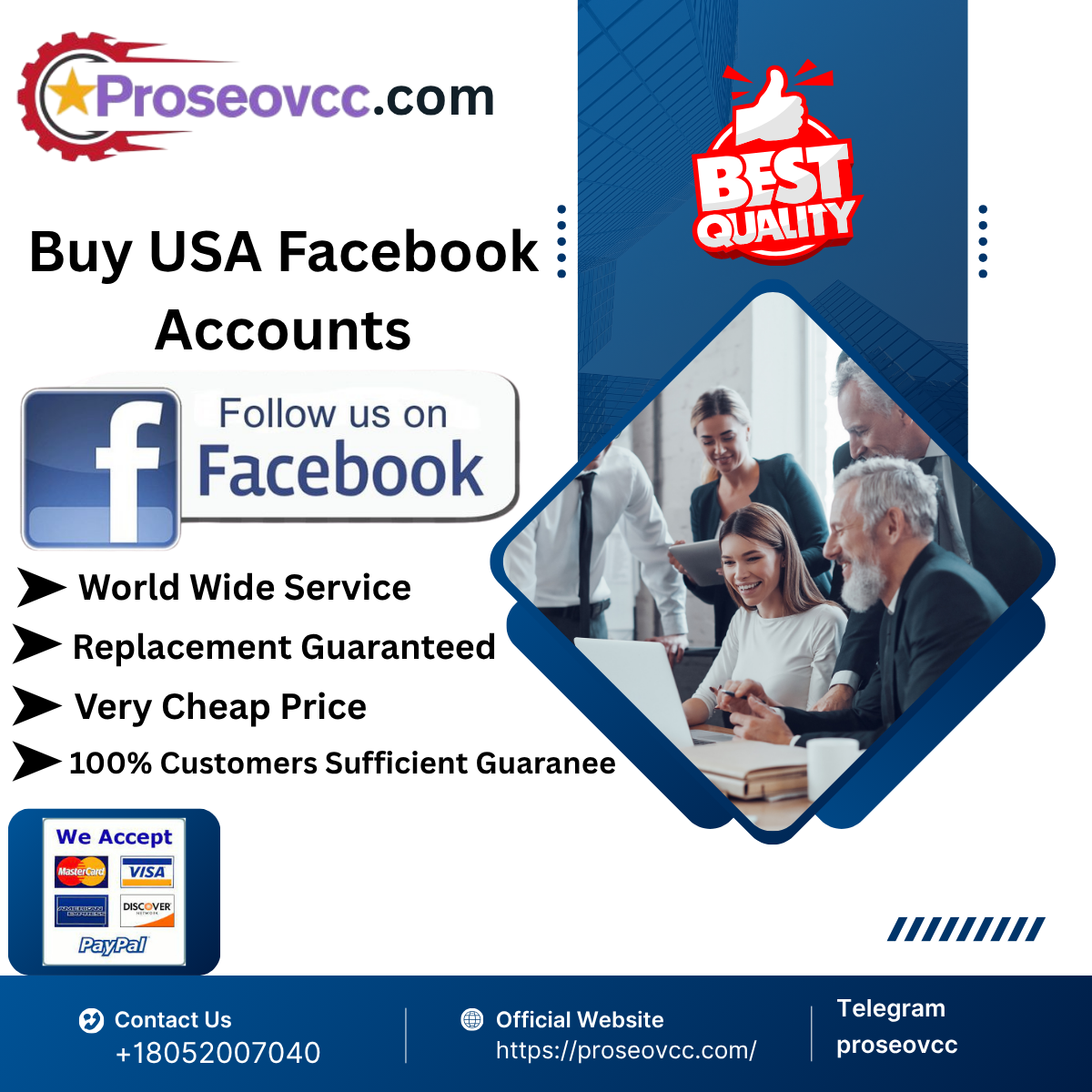 Buy USA Facebook Accounts - 100% legit and verified