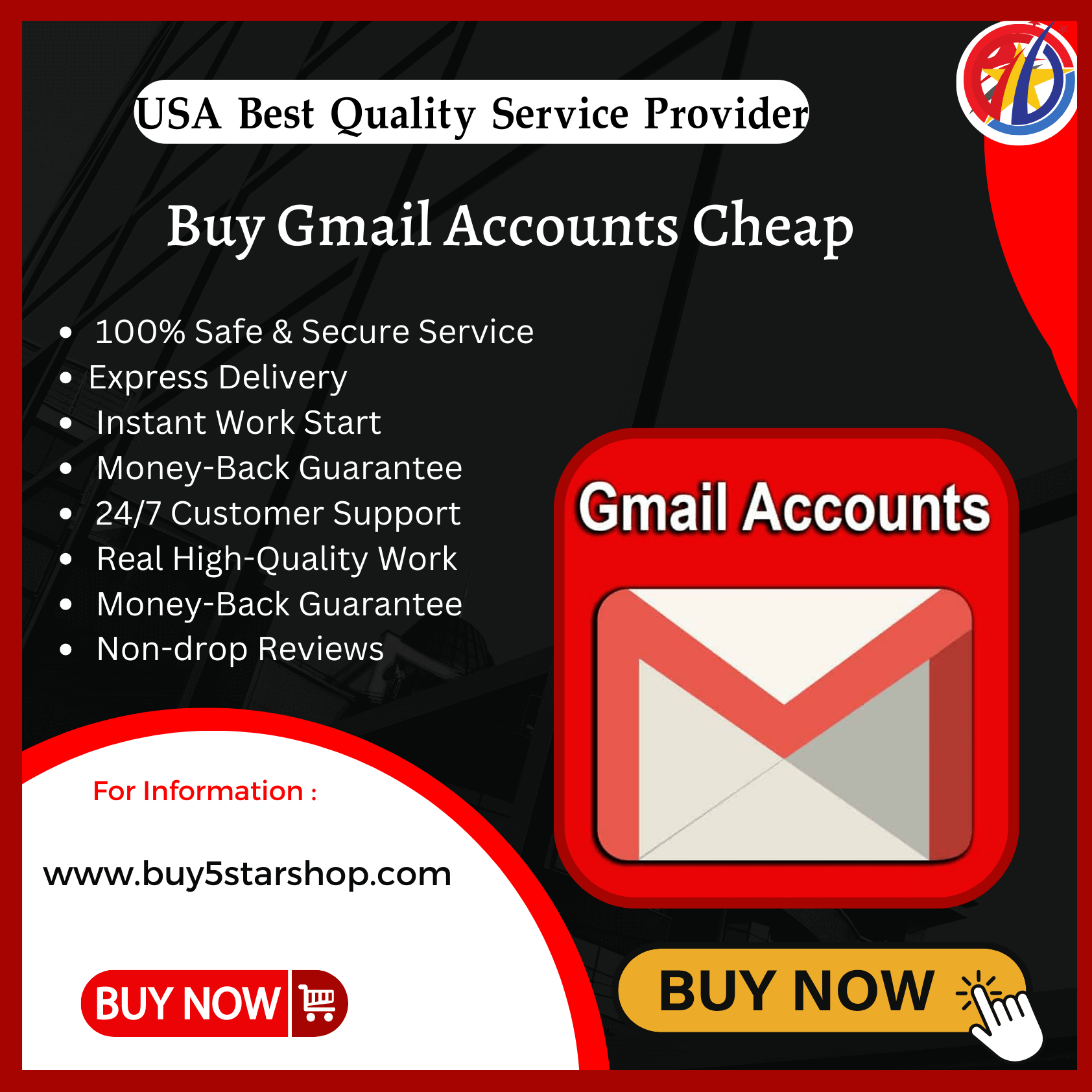 Buy Gmail Account – Verified & Aged PVA Emails Fast