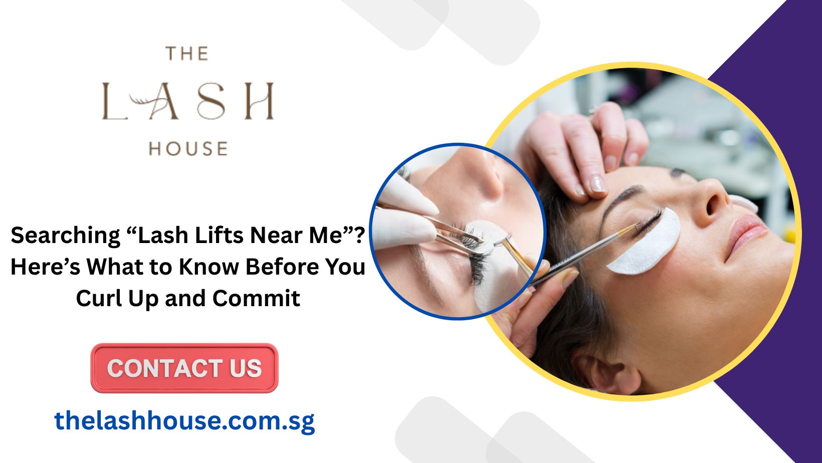 Lash Lifts Near Me | Book Singapore Best Lash Lift at Lash House