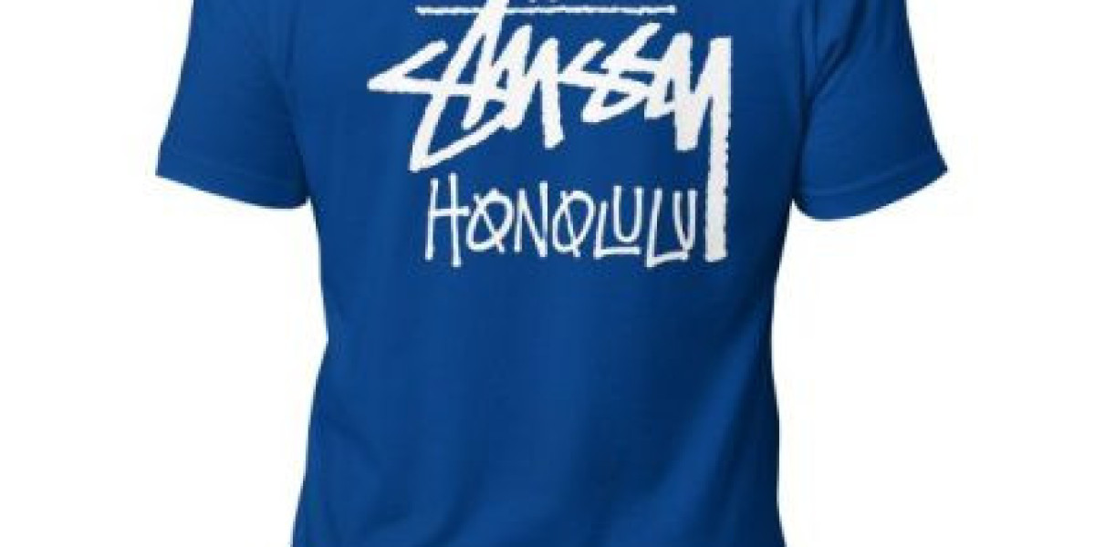 STUSSY HONOLULU T-SHIRT BLUE: A PERFECT BLEND OF ISLAND VIBES & STREETWEAR CULTURE