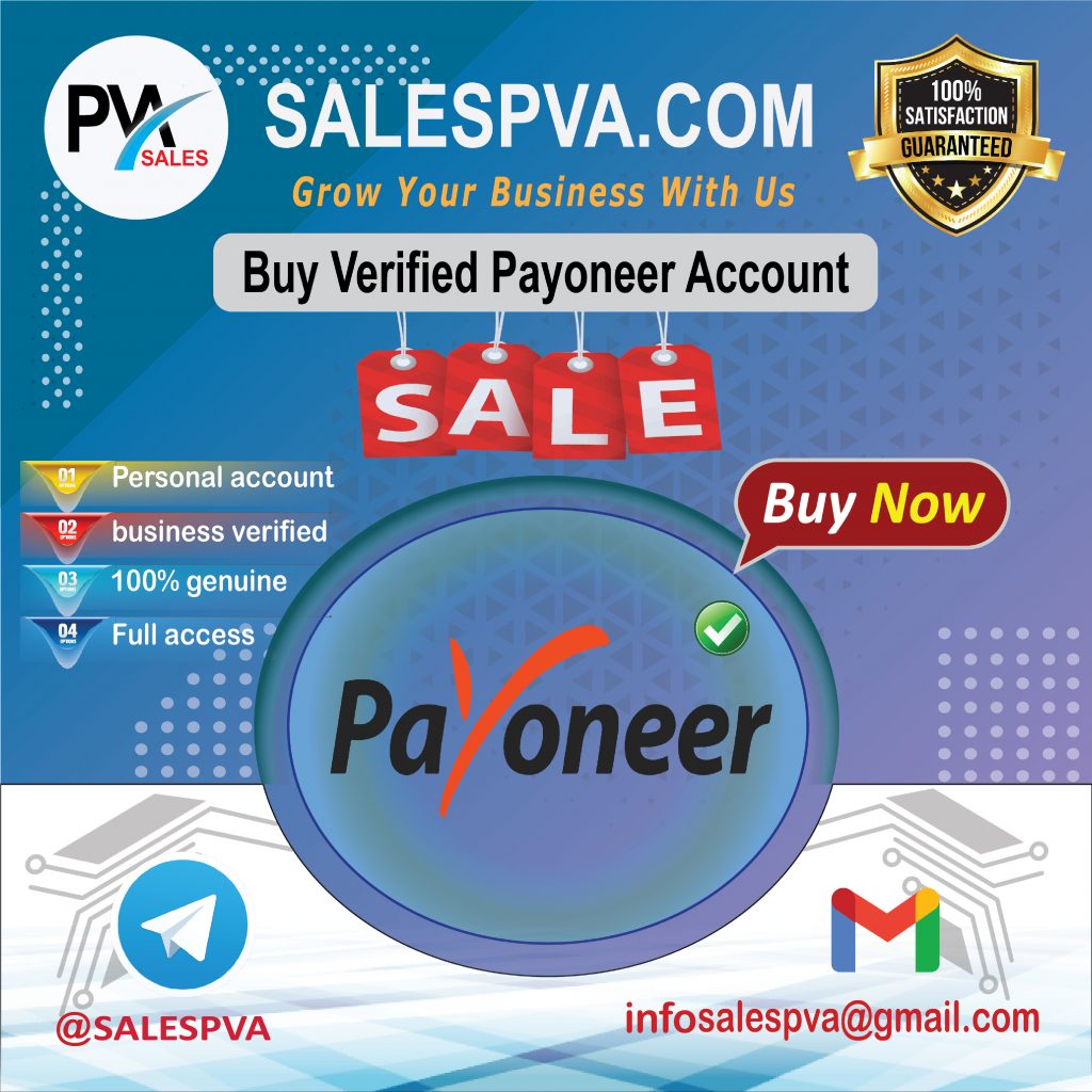 Buy Verified Payoneer Account - personal business account