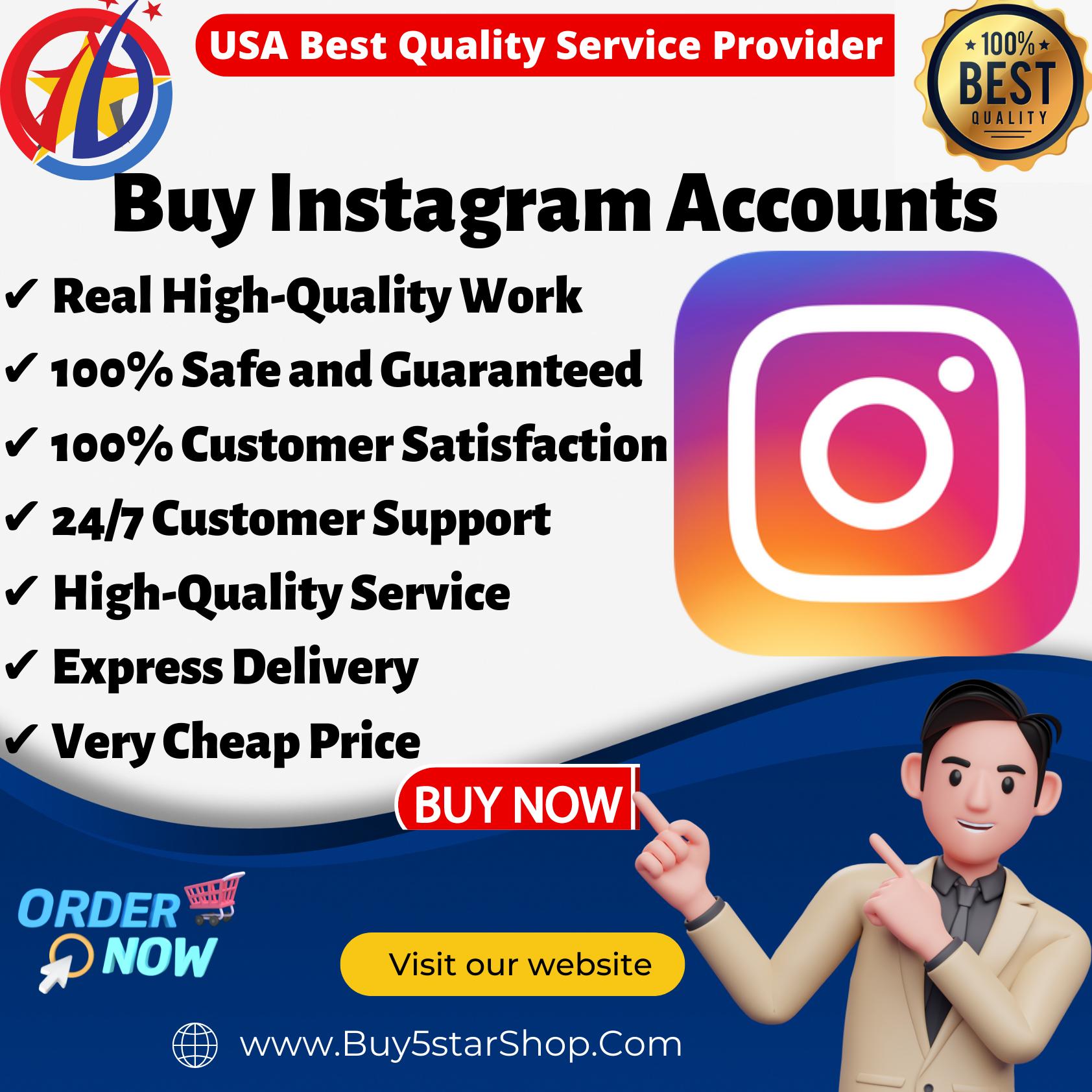 Buy Instagram Accounts - Real, Aged, Cheap, Verified