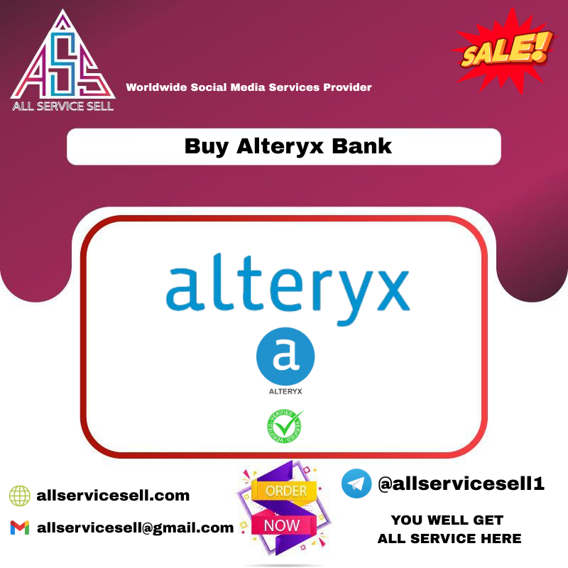 Buy Alteryx Bank - Personal and Business Verified