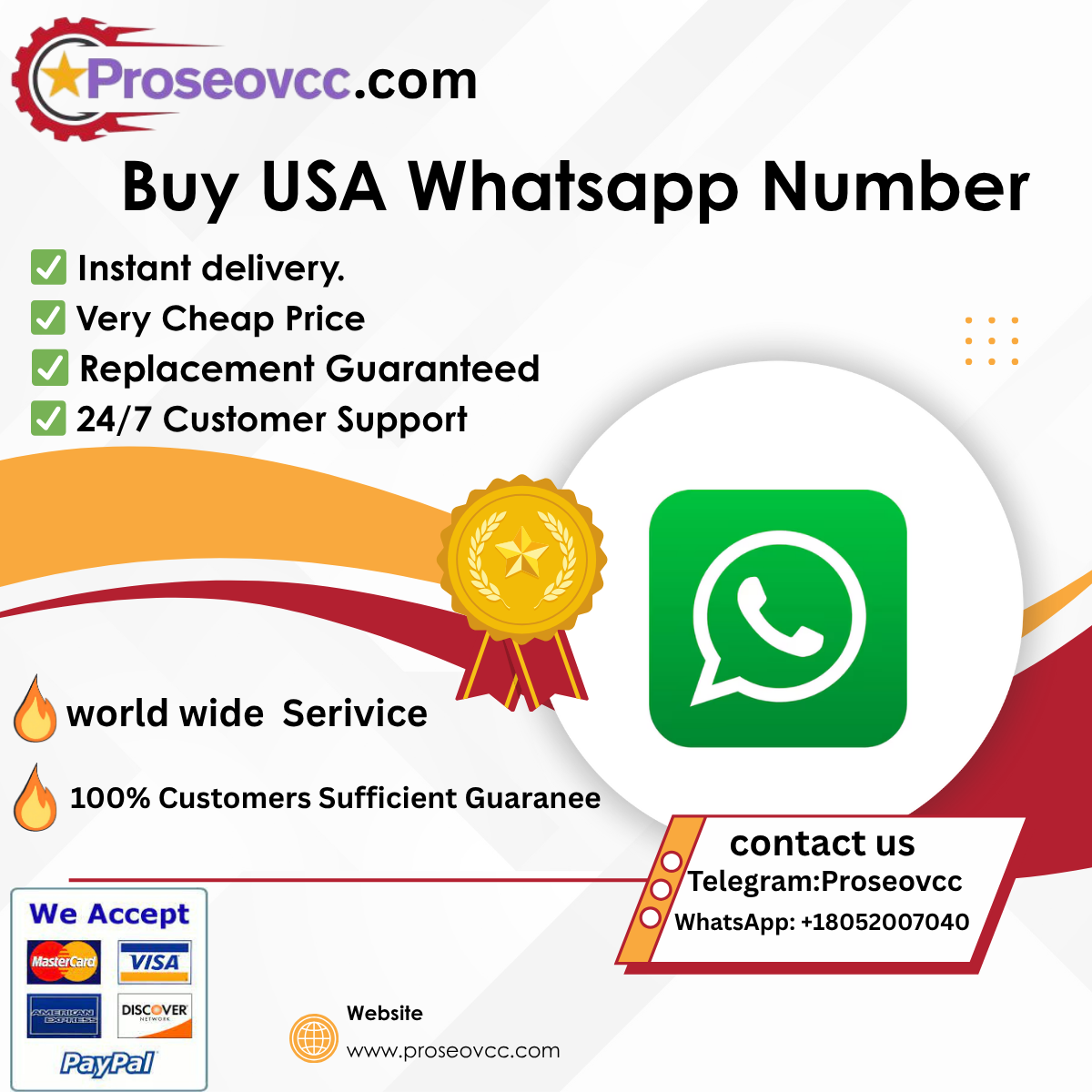 Buy USA Whatsapp Number - 100% legit and verified