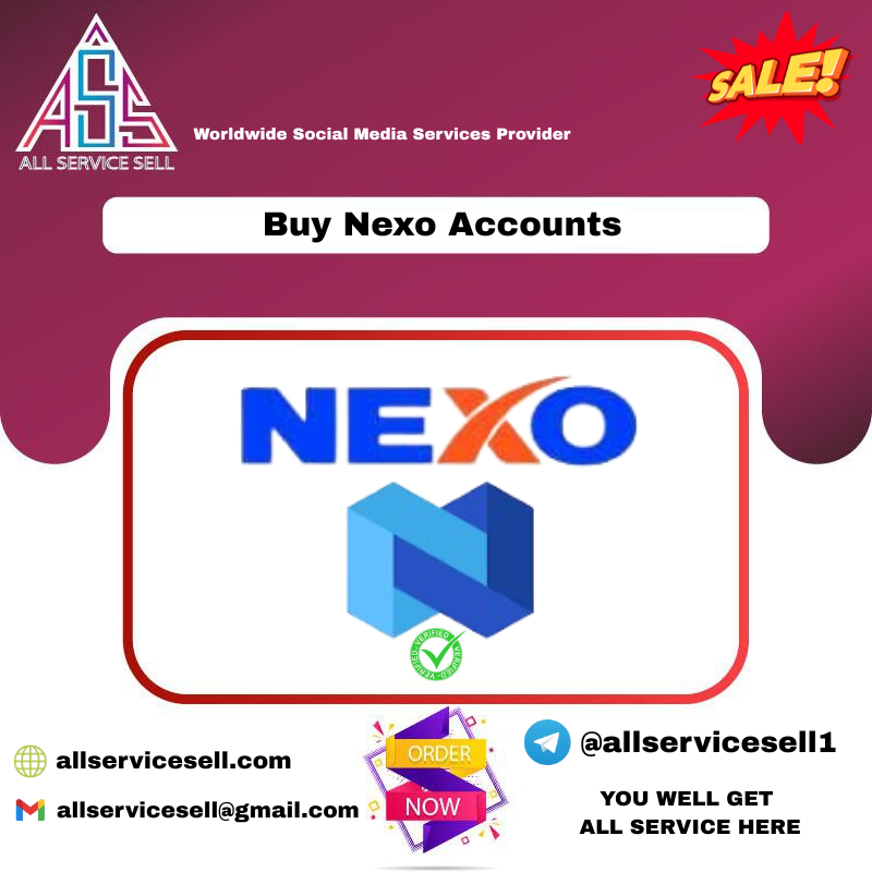 Buy Nexo Accounts - Safe And Secure Accounts