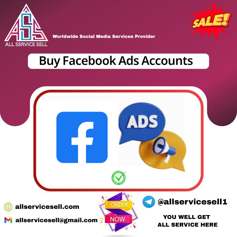 Buy Facebook Ads Accounts - Safe and secure Accounts