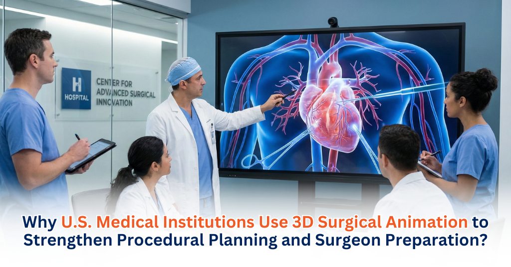 Why U.S. Medical Institutions Use 3D Surgical Animation to Strengthen Procedural Planning and Surgeon Preparation? – Global B2B Outsourcing Company – QA Solvers
