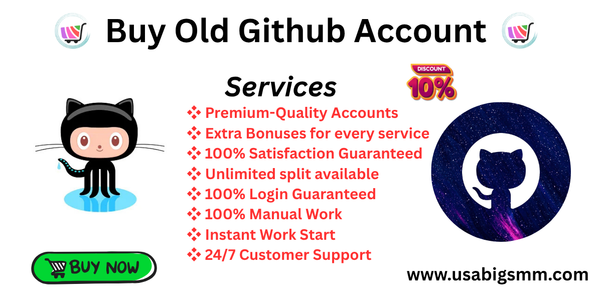 Buy Old GitHub Account - 100% Full Documents Verified