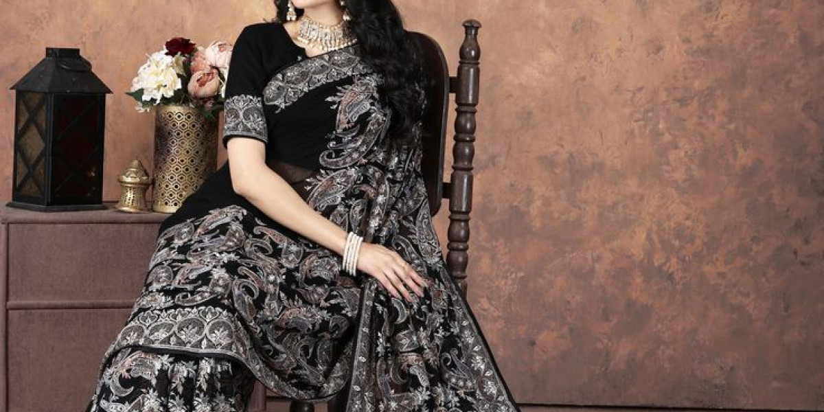 Black and Silver Saree: A Timeless Blend of Grace and Glamour