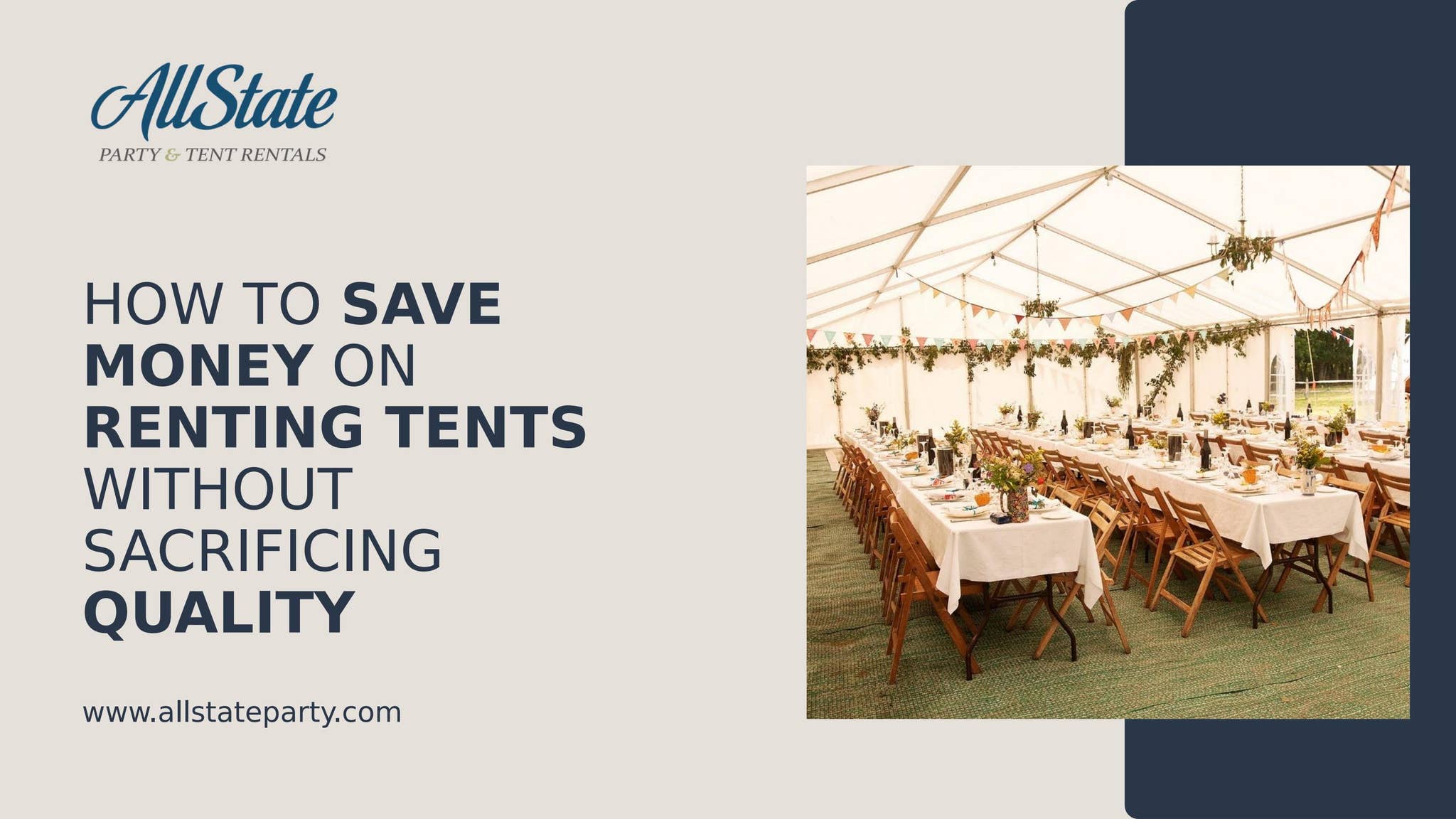 How to Save Money on Renting Tents Without Sacrificing Quality by Allstate Party & Tent Rentals - Issuu