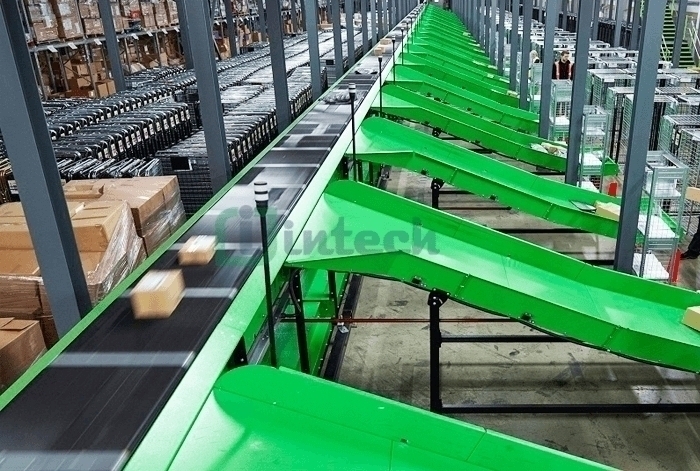 Hệ thống băng tải phân loại - Intech Group