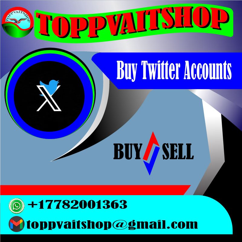 Buy Twitter Accounts https://toppvaitshop.com/ - Buy Twitter