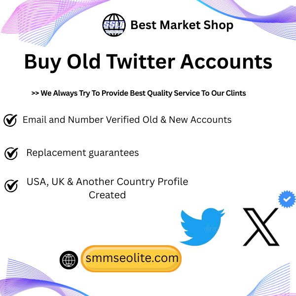 Buy Old Twitter Accounts-100% Secure Aged With Followers