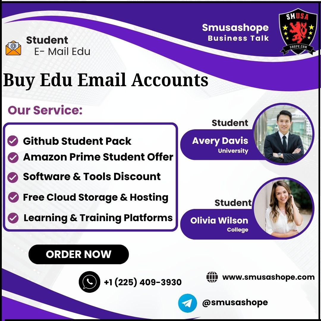 Buy Edu Email Accounts - Unlock GitHub & Prime Benefits