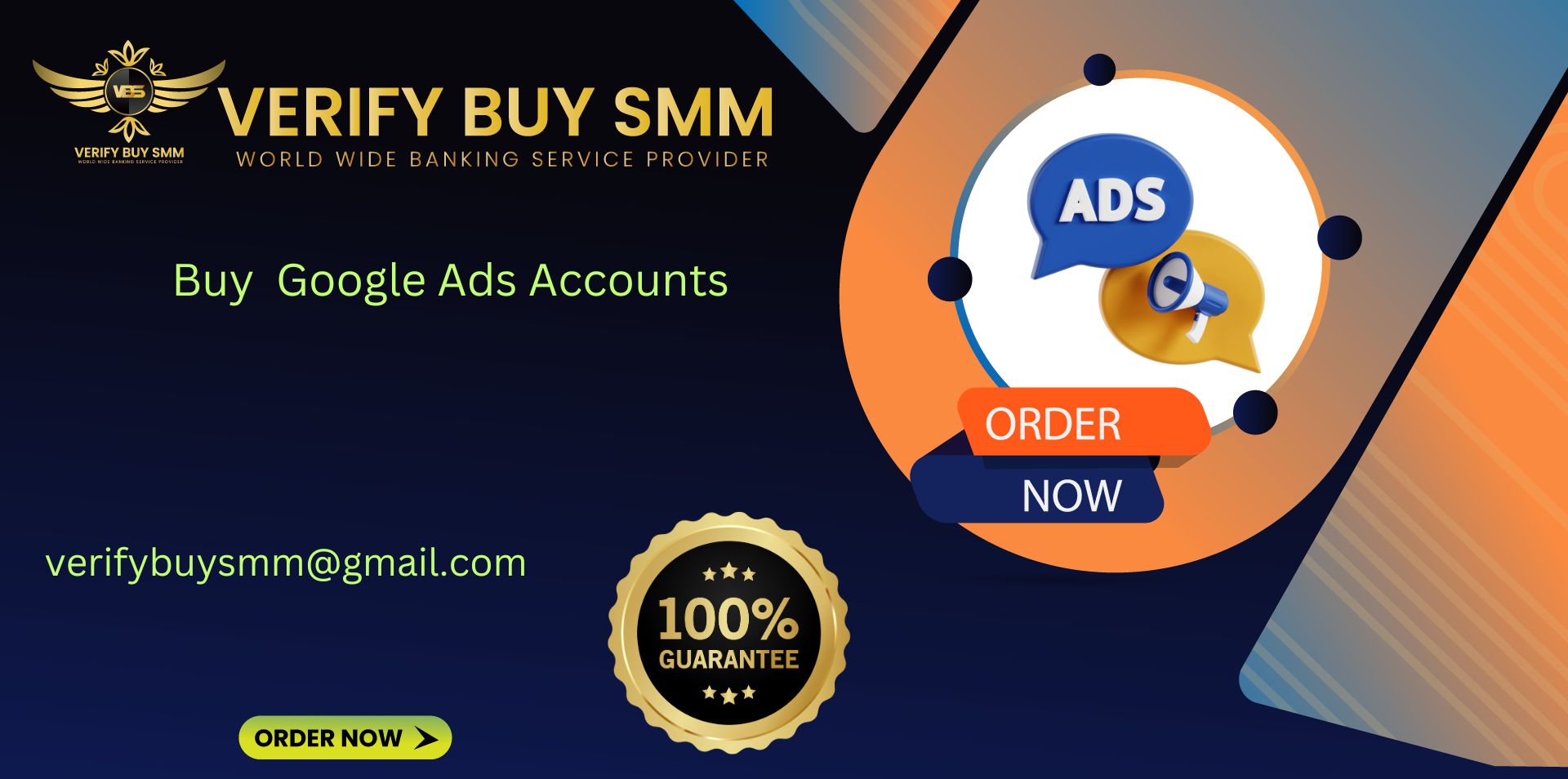 Buy Google Ads Accounts - 100% Verified With, Low Price