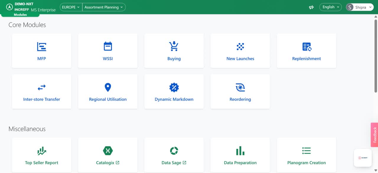Increff Planning & Buying | Smarter Range Planning