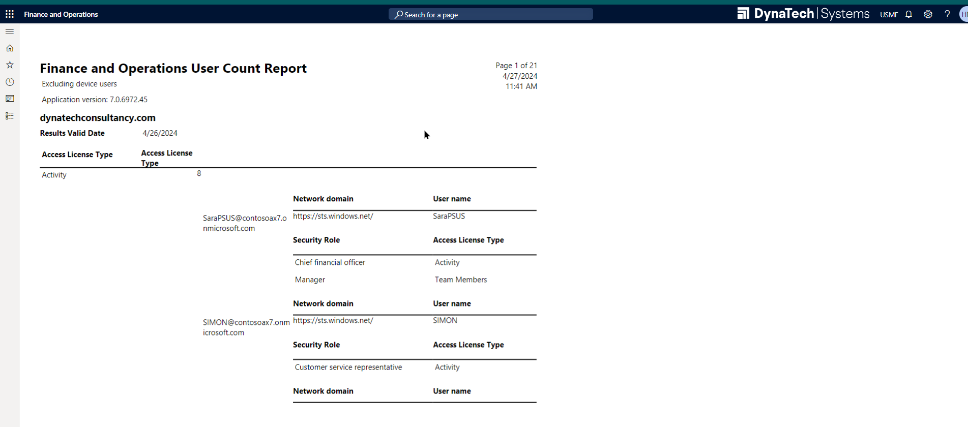 Managing security in Microsoft Dynamics 365