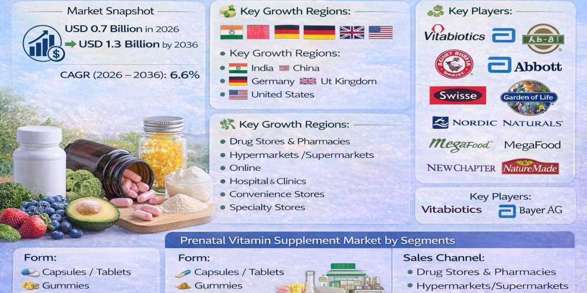 Prenatal Vitamin Supplement Market Growth Across U.S., Europe & Asia