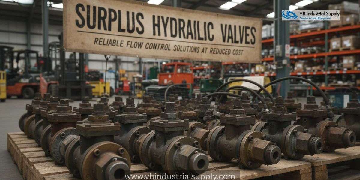 Surplus Hydraulic Valves: Reliable Flow Control Solutions at Reduced Cost