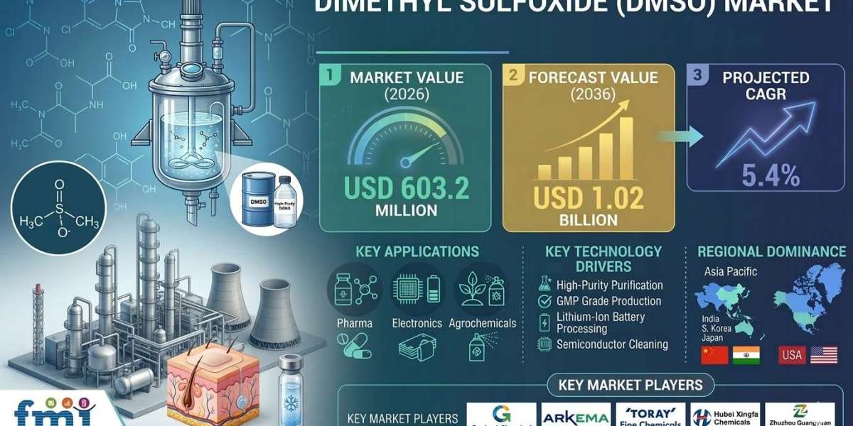 Global Dimethyl Sulfoxide Market Forecast, Demand Analysis and Industry Trends (2026–2036)
