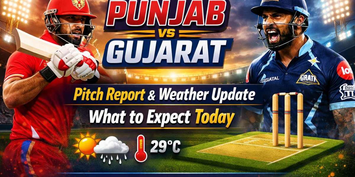 Punjab vs Gujarat Pitch Report & Weather Update – What to Expect Today
