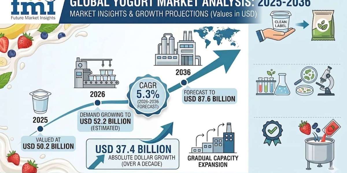 Yogurt Market to Reach USD 185 Billion by 2036