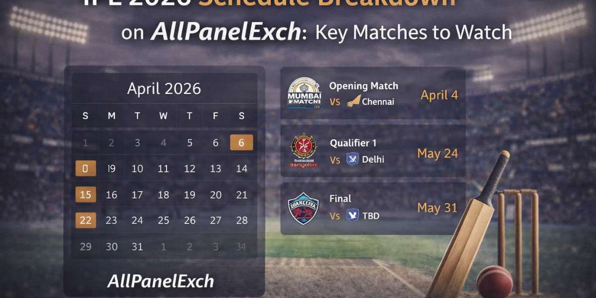 IPL 2026 Schedule Breakdown on AllPanelExch: Key Matches to Watch