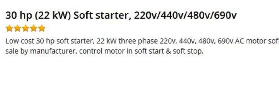 GoHz Soft Starters 10 hp to 300 hp Cover Image