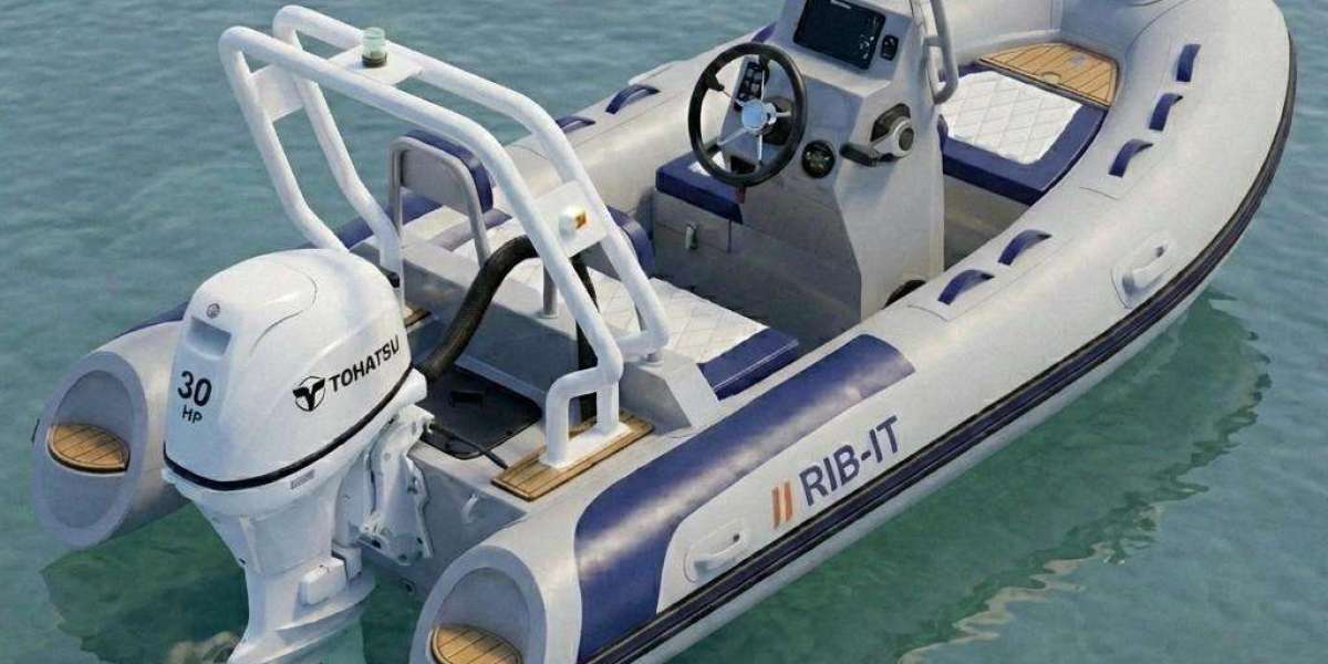 Strong Fiberglass RIB Boat for Fishing and Rescue Use