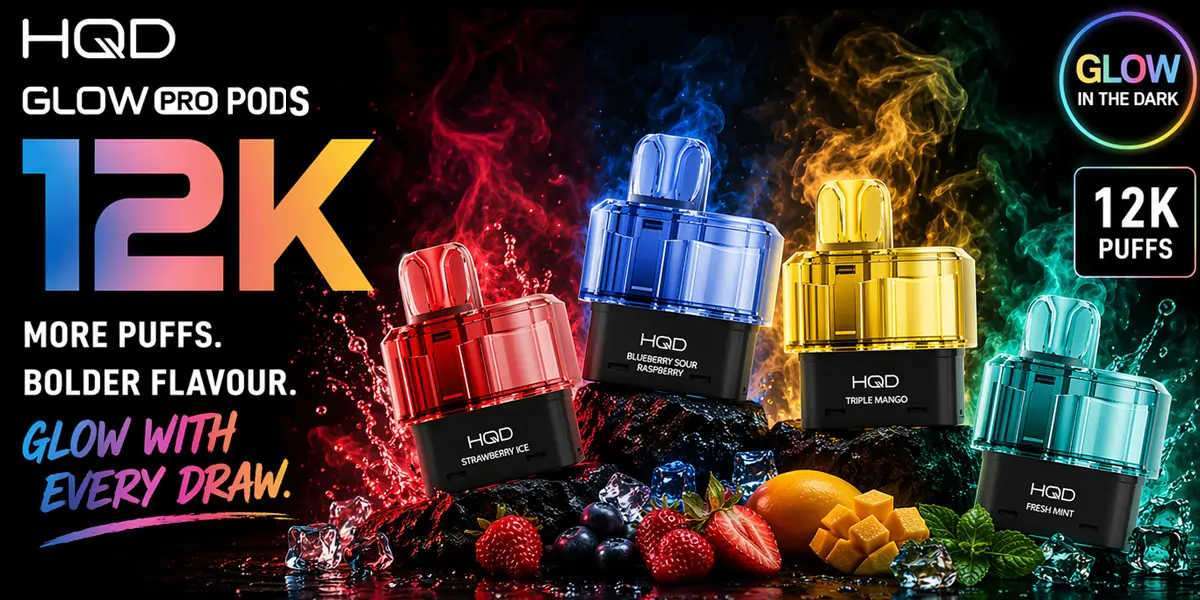 HQD Glow Pro 12000 Pods : Flavour,Where to Buy ?