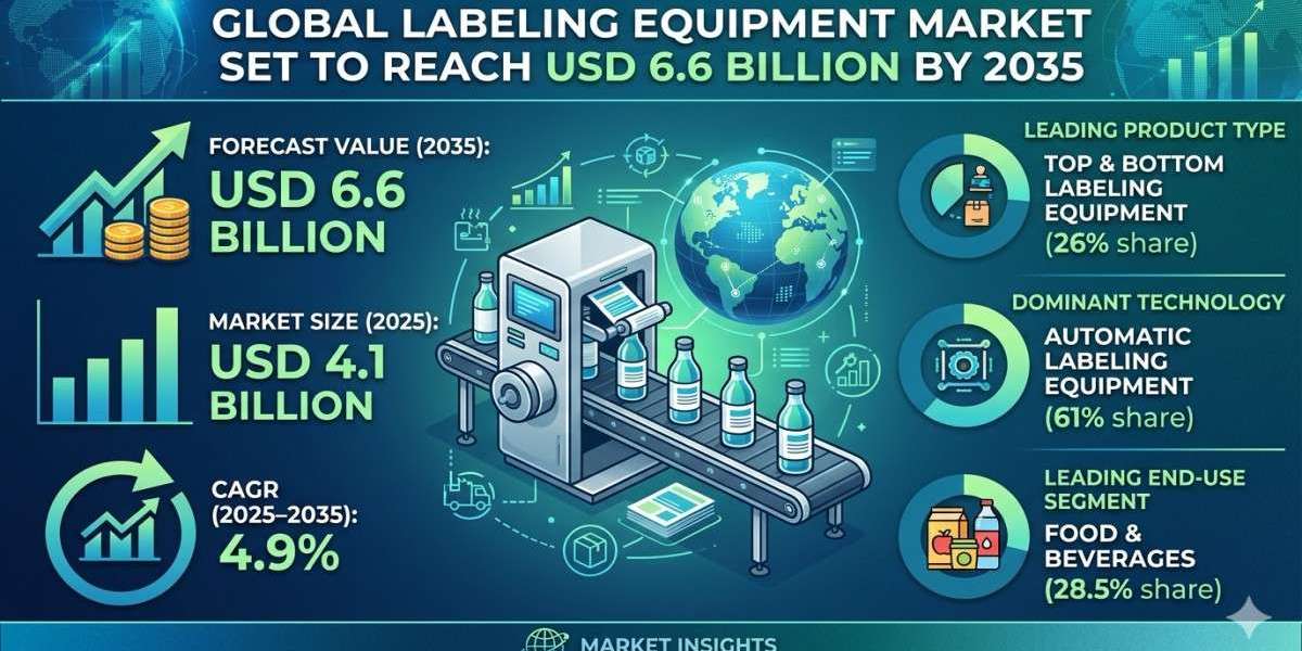 Global Labeling Equipment Market Set to Reach USD 6.6 Billion by 2035: Automation, RFID Integration, and Compliance Need