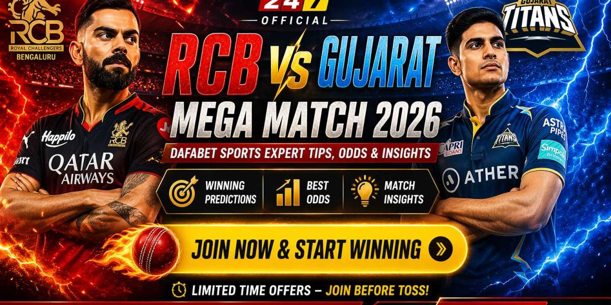 RCB vs Gujarat Mega Match: Dafabet Sports Expert Tips, Odds & Insights