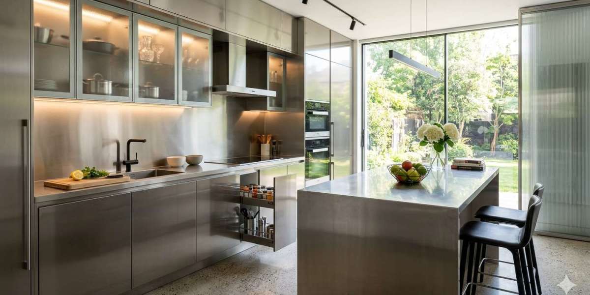 SS Kitchens – Stylish Kitchen Designs Made from Stainless Steel