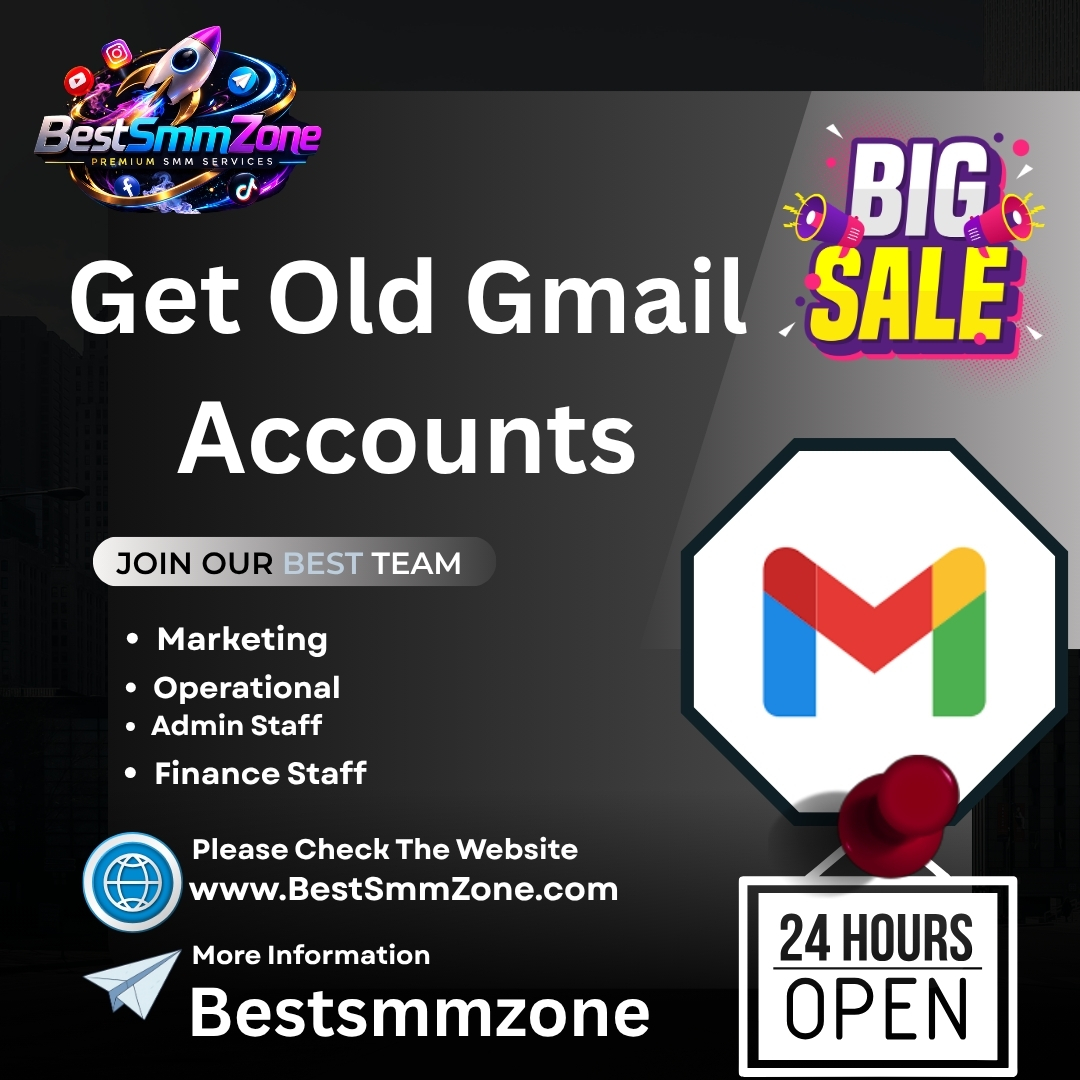 Get Old Gmail Accounts - Best SMM ZoneTop Service Provider