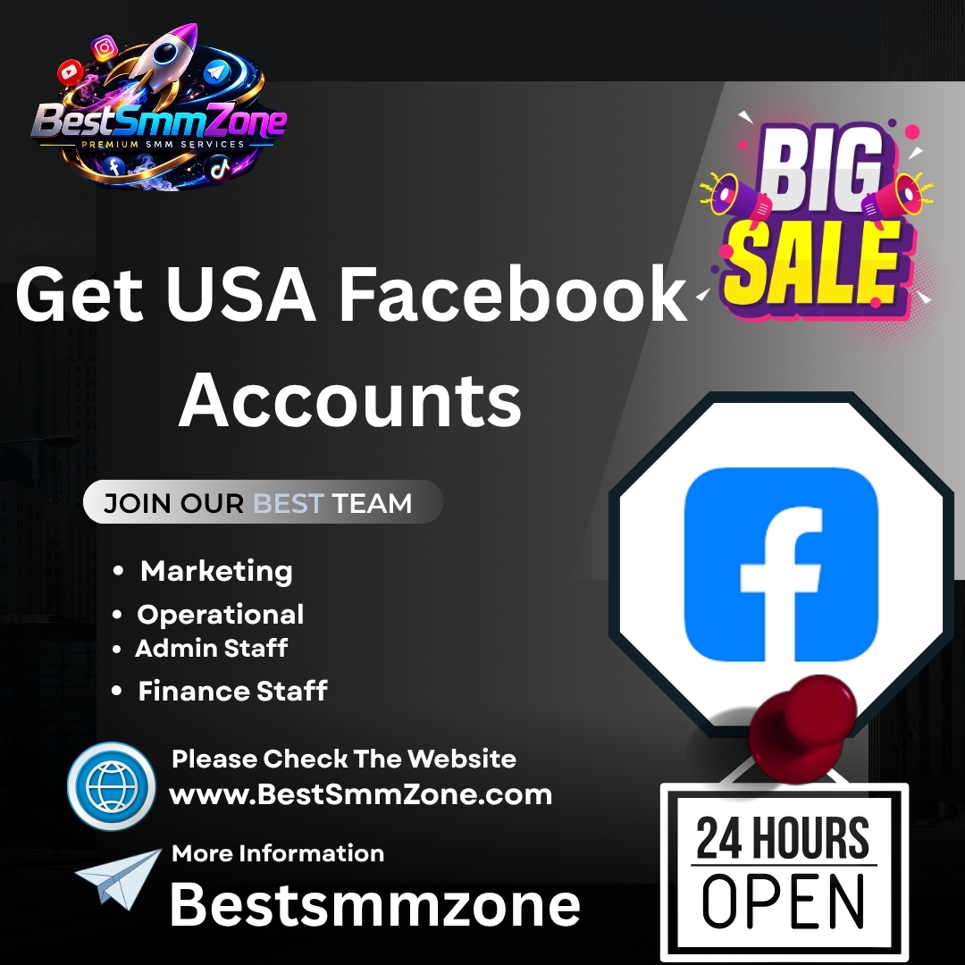 Get USA Facebook Accounts - Best SMM Zone Service Provider