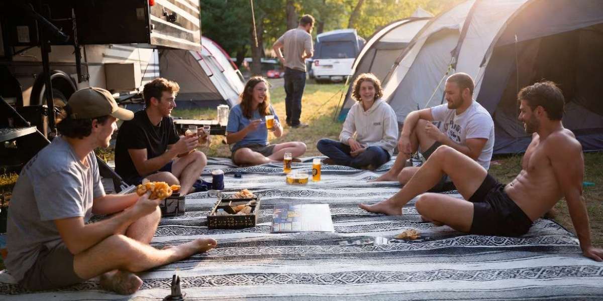 Aiyisi Plastic Outdoor RV Mat Family Favorite