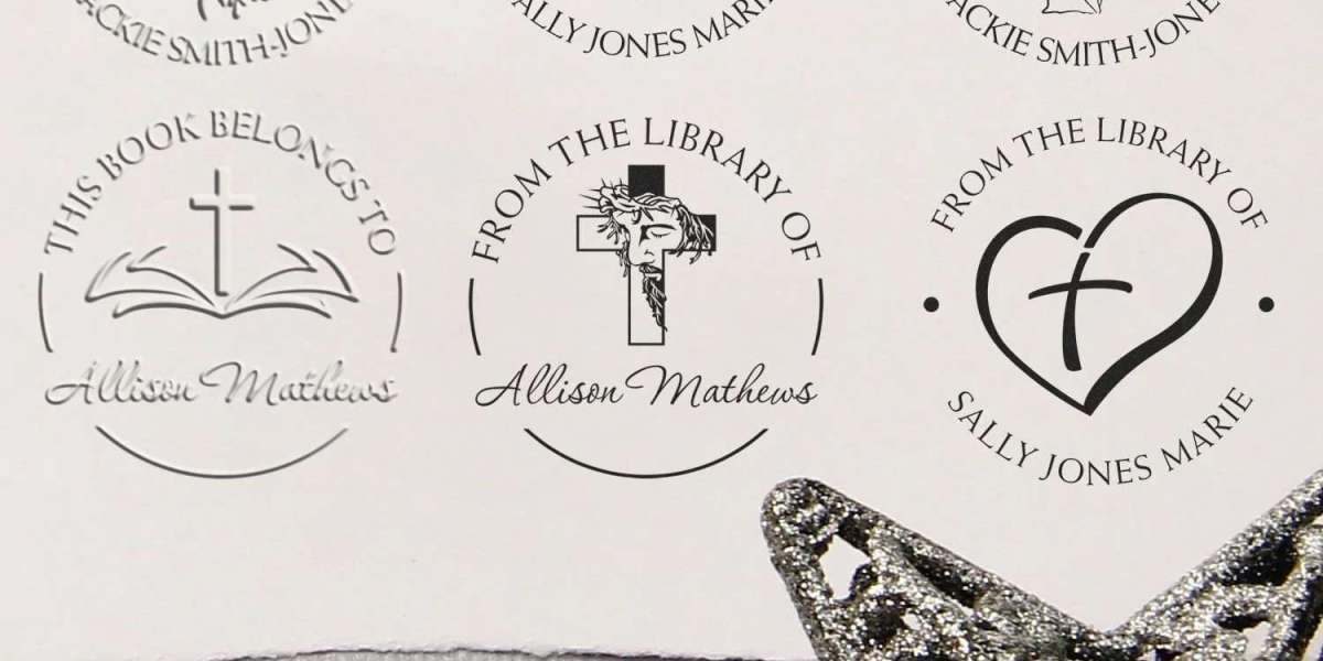 Christian Book Stamps & Embossing Seals | Personalized Faith-Inspired Tools for Elegant Book Ownership