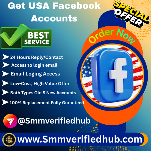 Get USA Facebook Accounts - SMM Verified HubGet USA Facebook Accounts | Verified & Ready for Marketing